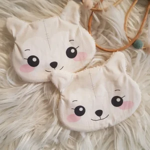 lot de 2 lingettes lavables lama