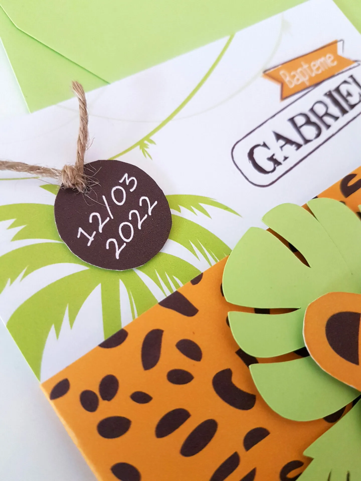 Faire-part panthère de la jungle – Image 3