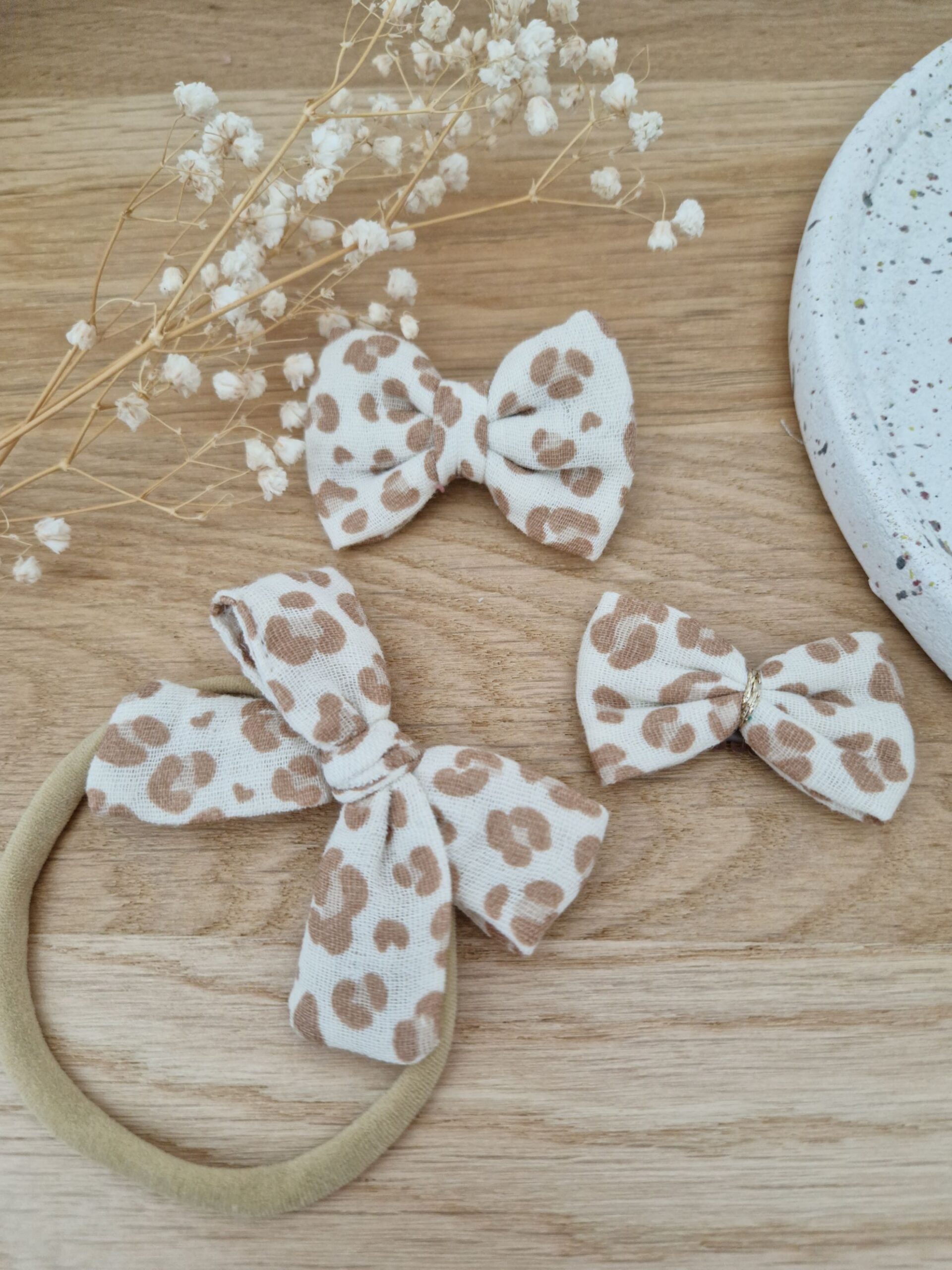Barrette noeud graou milk – Image 2