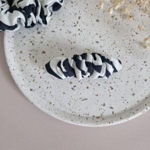 Barrette scrunchie Zèbre