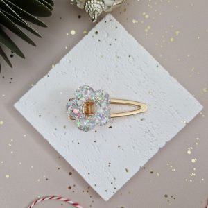 Barrette Disco fleur