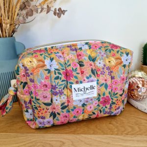 Trousse de Toilette Matelassée Personnalisable