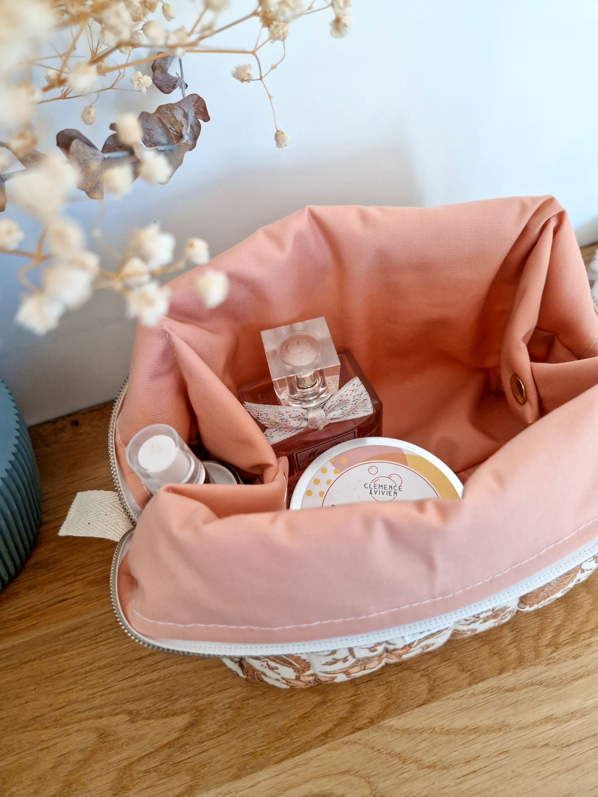 Trousse de Toilette Matelassée Personnalisable – Image 2