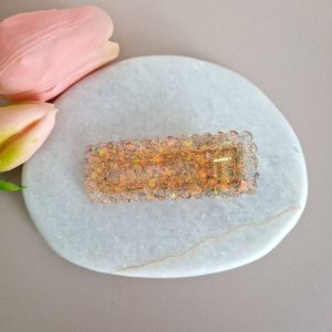 Barrette Champagne rectangle