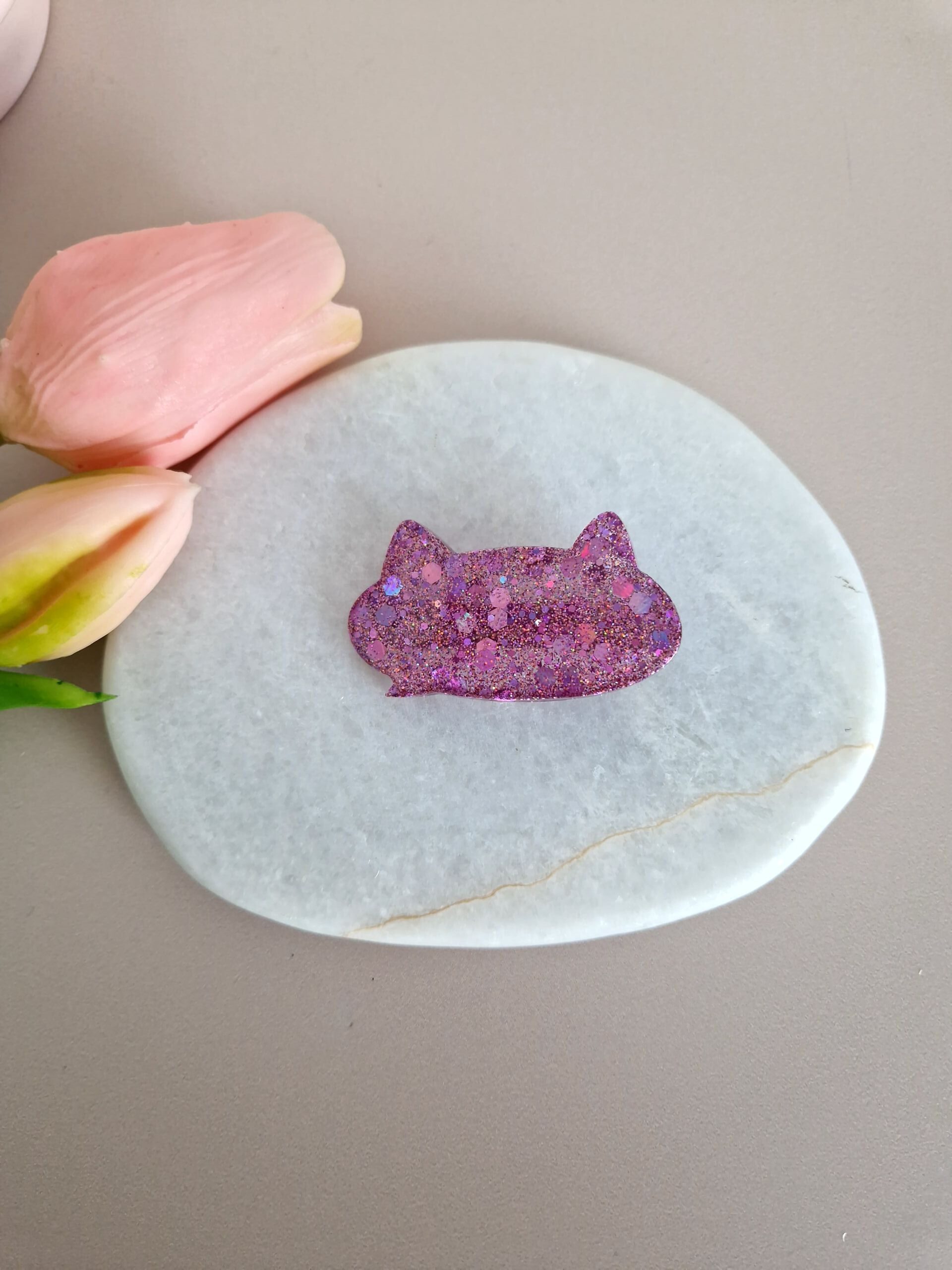 Barrette Violine chat