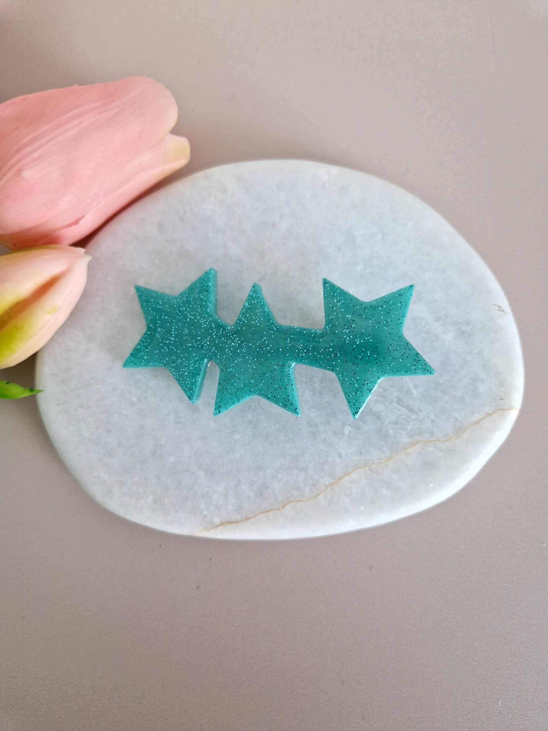 Barrette Océan étoiles