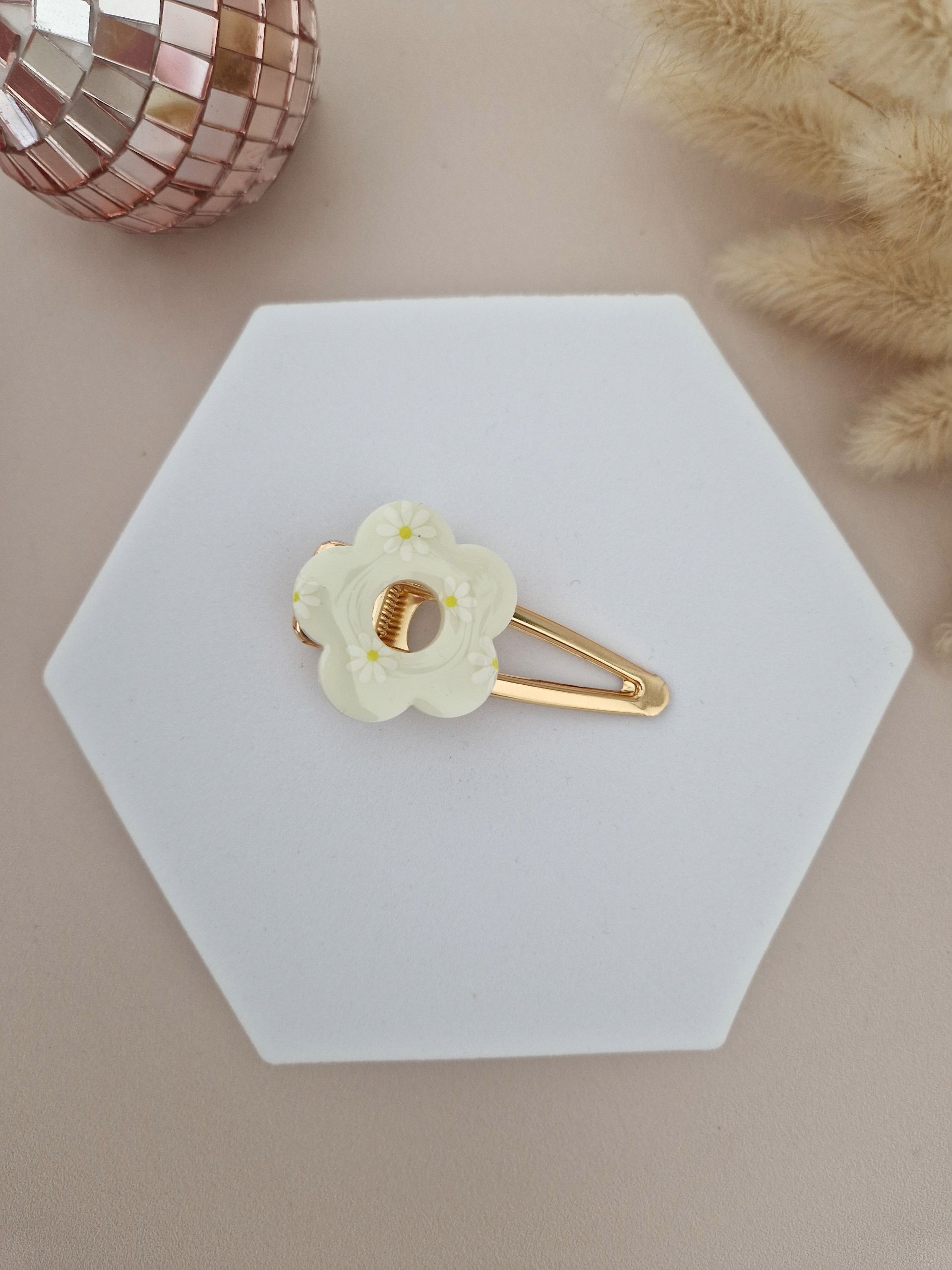 Barrette Marguerite fleur