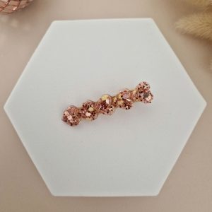 Barrette Vanille coeur