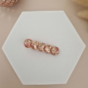 Barrette Rose Gold bulle
