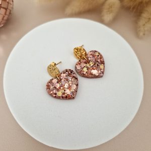 Boucles d’oreilles Anna vanille