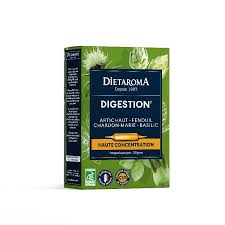 Dietaroma Digestion Bio Confort Digestif et Foie 20 Ampoules