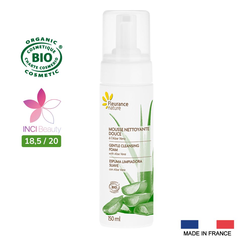Fleurance Nature Mousse Nettoyante Douce à L’Aloe Vera 150ml