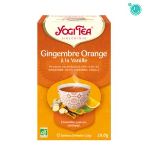 Gingembre orange à la vanille YOGI TEA 17 unités