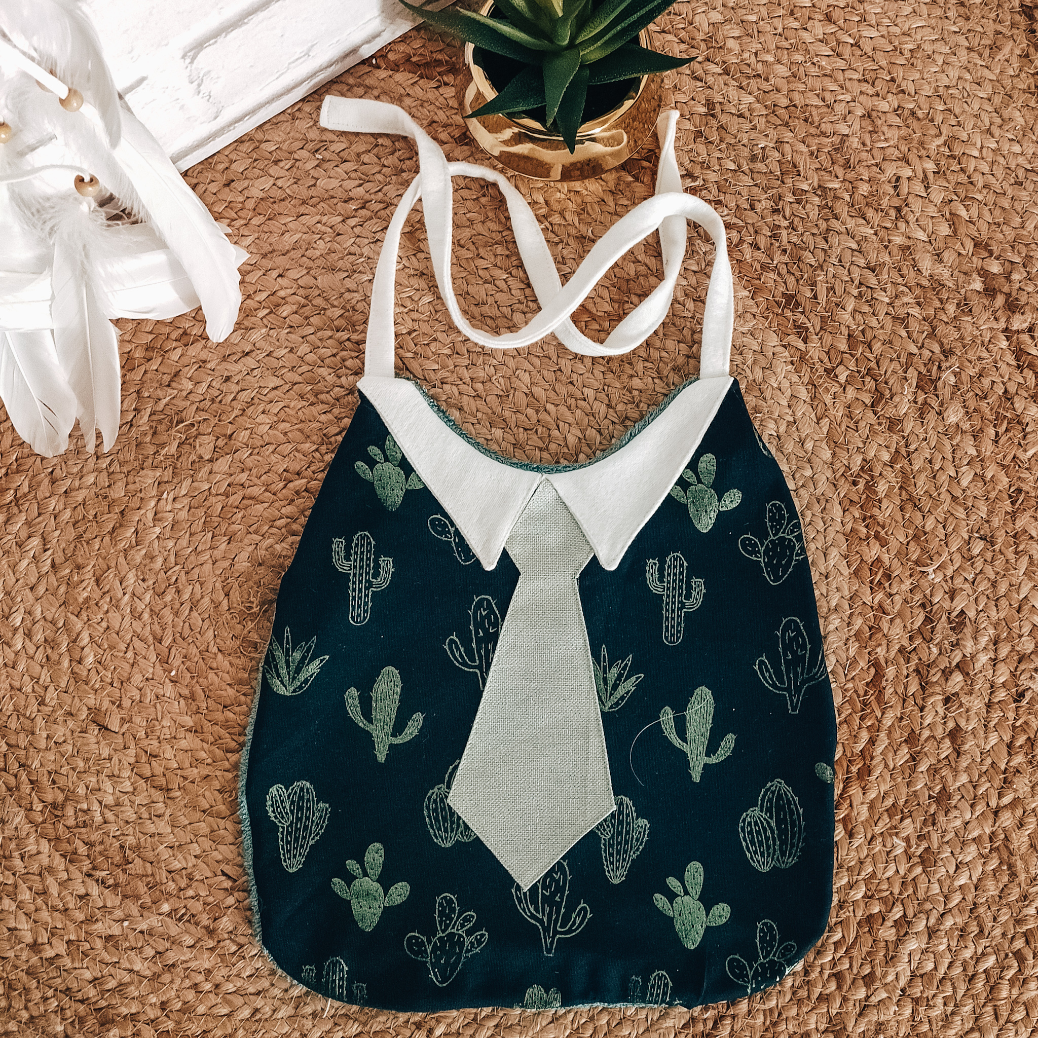 Bavoir Serviette Maternelle | Monsieur Cactus – Image 2