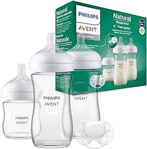 Philips Avent Kit biberons en verre / Allaitement mixte