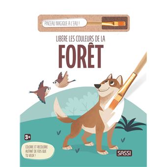 Libère les couleurs de la forêt + pinceau magique a l’eau.