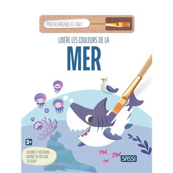 Libère les couleurs de la mer + pinceau magique a l’eau.