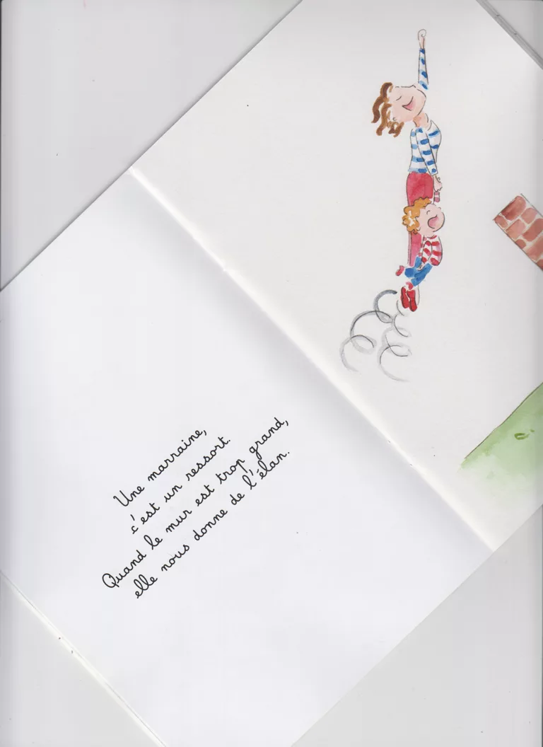 Livre Les Petits poèmes / Marraine. – Image 4