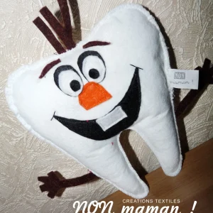 Tutoriel patron coussin a dent OLAF