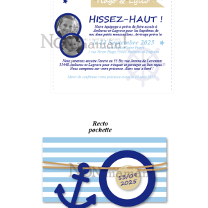 25 faire-part marin Tiago Lilio