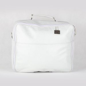 Valise maternité Blanc Argent