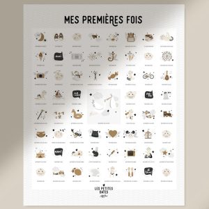 Affiche « Mes premières fois » peau claire.