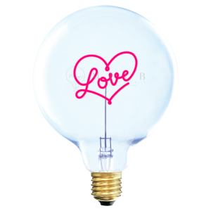 Ampoule Love (coeur).