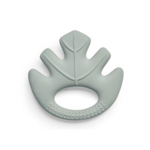 Anneau de dentition en caoutchouc Leaves Ash Green.