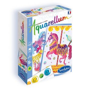 Aquarellum Mini Chevaux Manège.