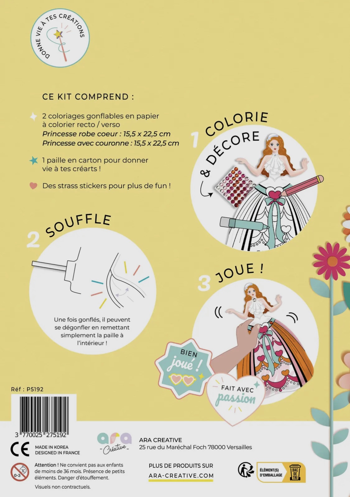 Coloriages gonflables – Princesses. – Image 2