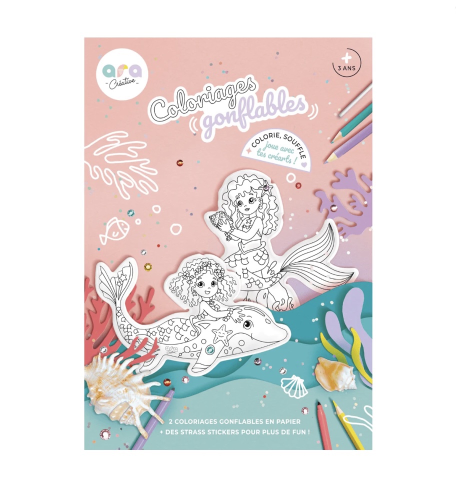 Coloriages gonflables – Sirènes.