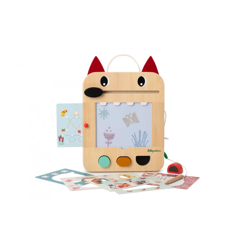 Ardoise Magique Louis le loup – Lilliputiens. – Image 4