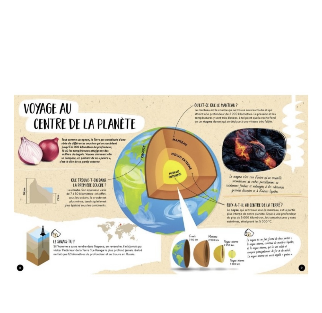 Le coffret du méga atlas des Volcans avec puzzle 500 pièces. – Image 2