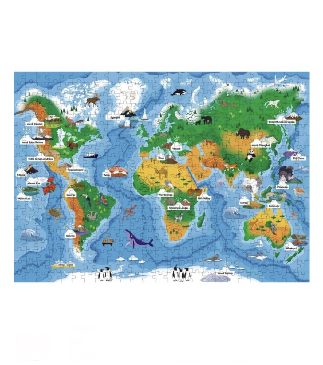 Le coffret du méga atlas des Volcans avec puzzle 500 pièces. – Image 5