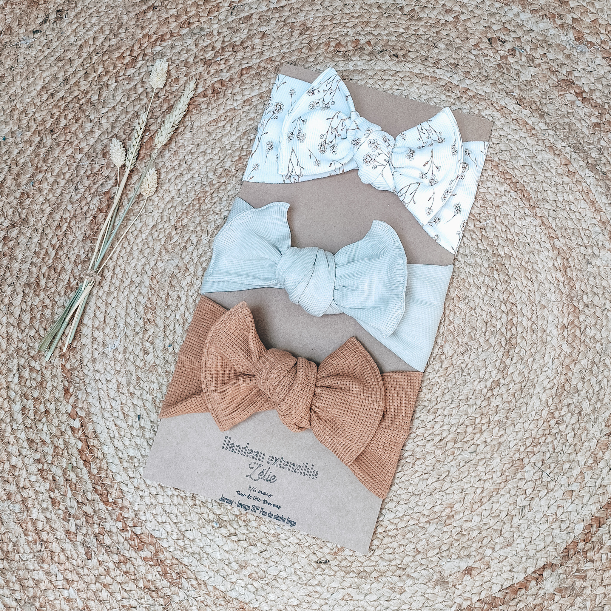 Bandeau gros Noeud XL à nouer en Jersey | Modèle Zélie – Image 4