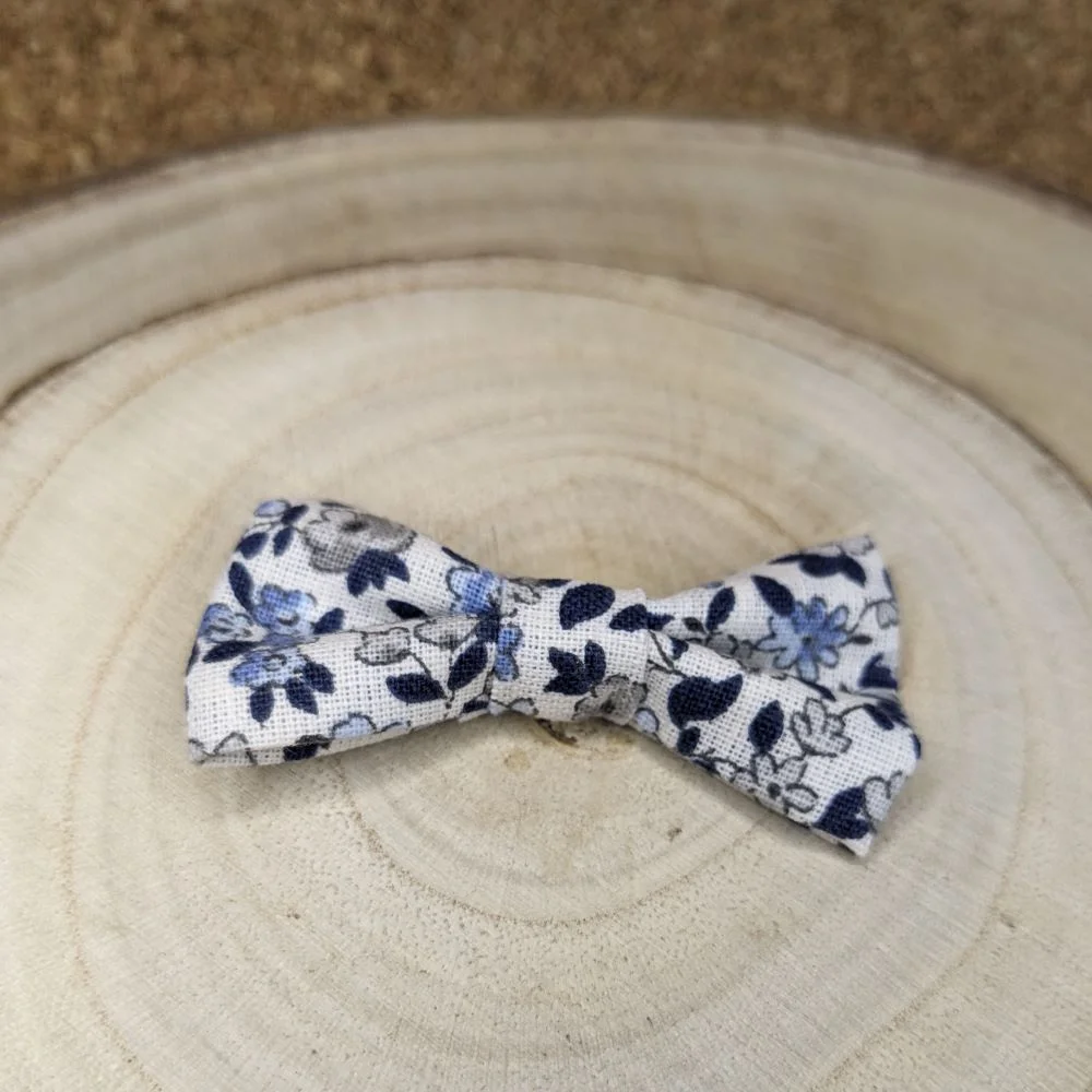 Barrette noeud merveilleux bleu – Image 2