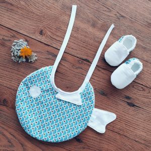 Bavoir Poisson Cadeau de Naissance