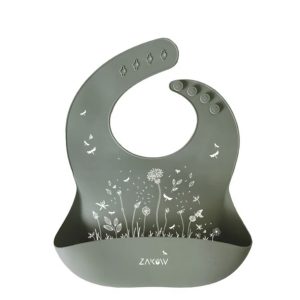 Bavoir « au jardin sauge ».