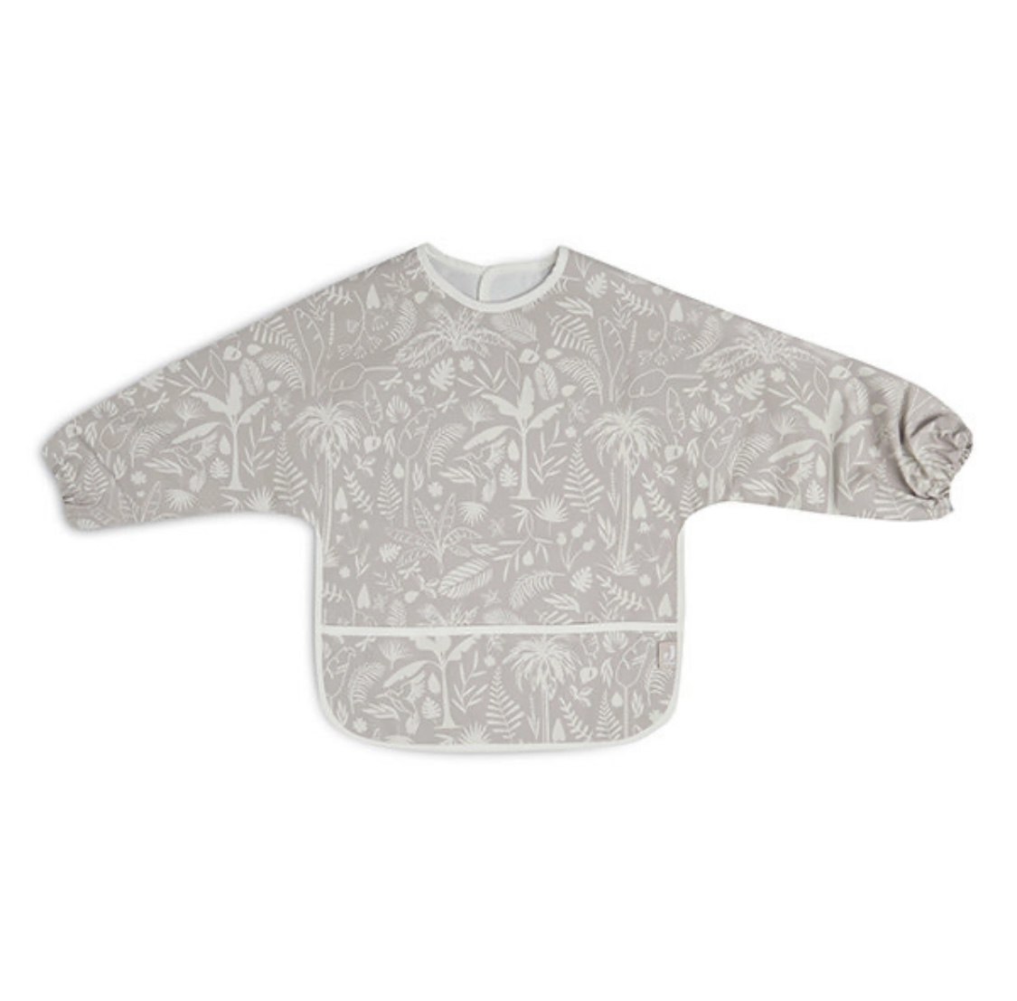 Bavoir imperméable avec manches Botanical Nougat.