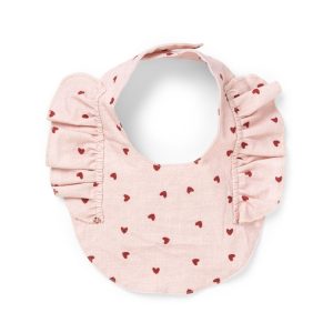 Bavoir bébé bandana Sweethearts – Elodie détails.