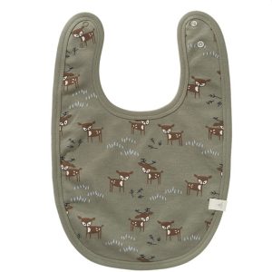 Bavoir Fresk faon olive.