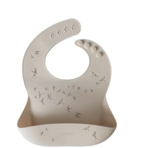 Bavoir « hirondelles sable ».