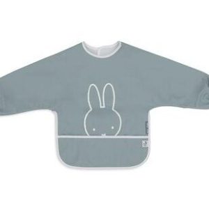 Bavoir imperméable avec manches Miffy Peekaboo Sea Green.