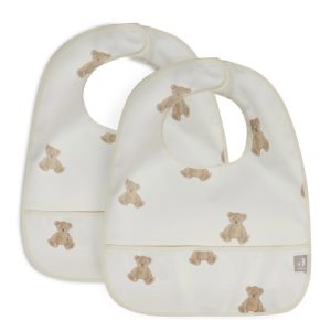 Bavoirs imperméables Teddy Bear jollein lot de 2.