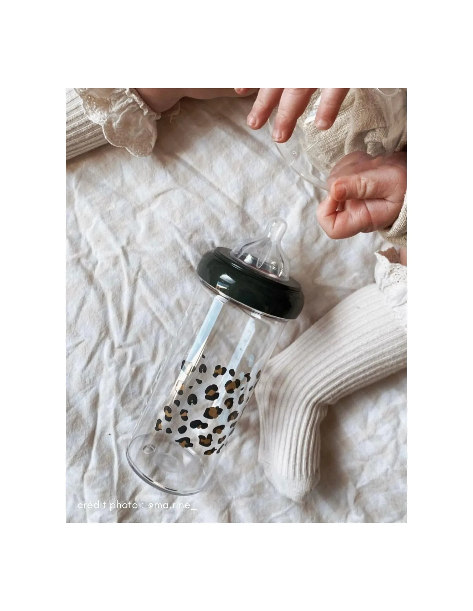 Biberon 360 ml Léopard. Le Biberon Français. – Image 2