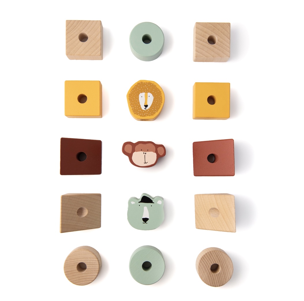 Blocs animaux à empiler en bois- animaux. – Image 4