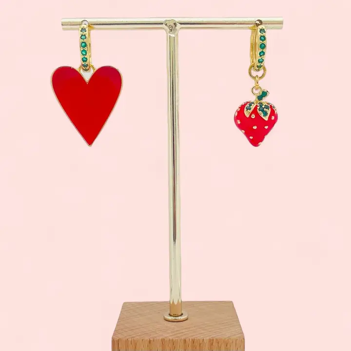 Boucles Créoles Fraisea. – Image 2