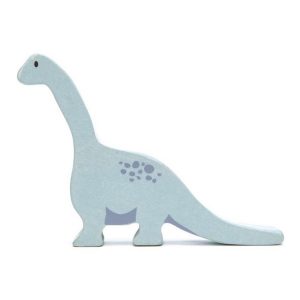 Animal en bois: Le dinosaure brontosaure.