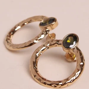 Boucles d&rsquo;oreilles Alexis péridot.