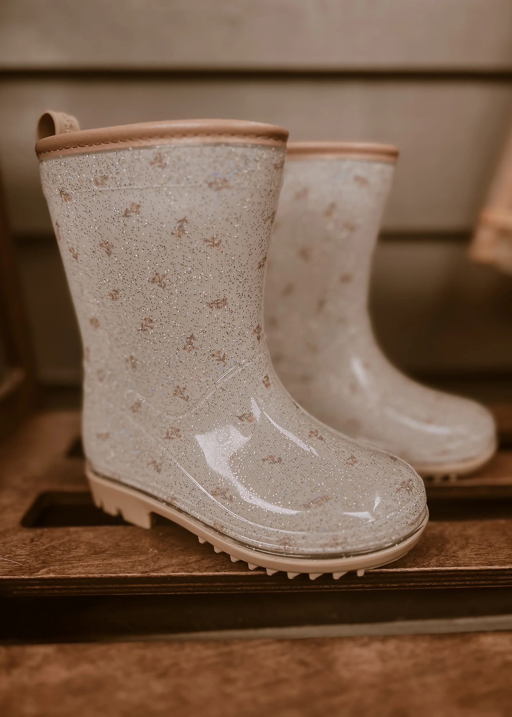 Bottes de pluie – Boutons de fleurs Paillettes. Pointures 23 à 30. – Image 5